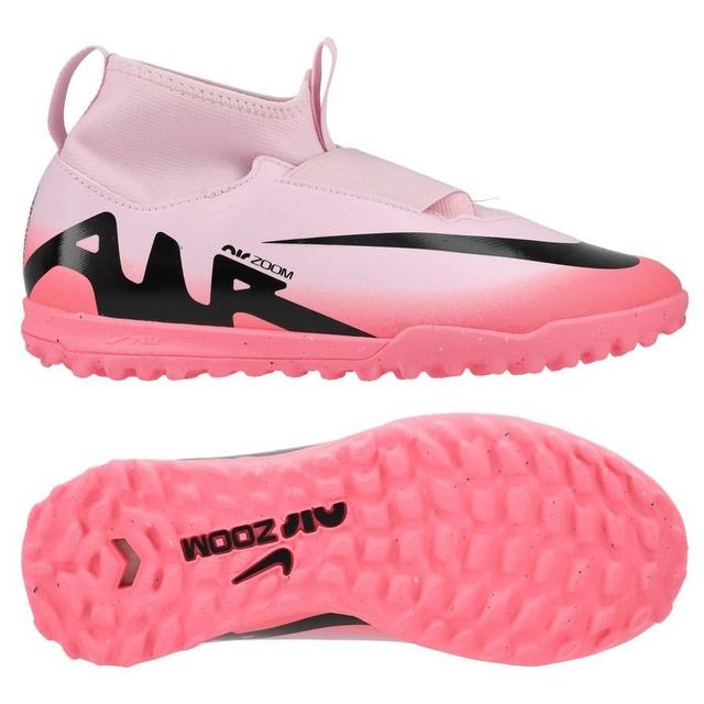 Nike Air Zoom Mercurial Superfly 9 Academy Tf Mad Brilliance - Pink Foam/black Kids, size ['35 ½ on Productcaster.