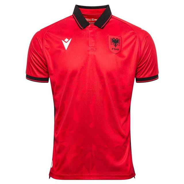 Albania Home Shirt Euro 2024 - Macron, size 3XL on Productcaster.