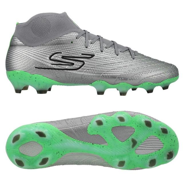 Skechers Skx_01 Fg Laser Comfort - Silver/lime Green, size 45 on Productcaster.