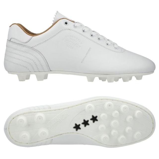 Pantofola d'Oro Lazzarini Leather FG - White - Grass (FG), size 43½ on Productcaster.