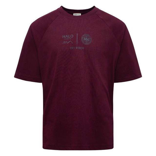 Halo T-shirt Boxy Halo x Dbu - Bordeaux, size Small on Productcaster.