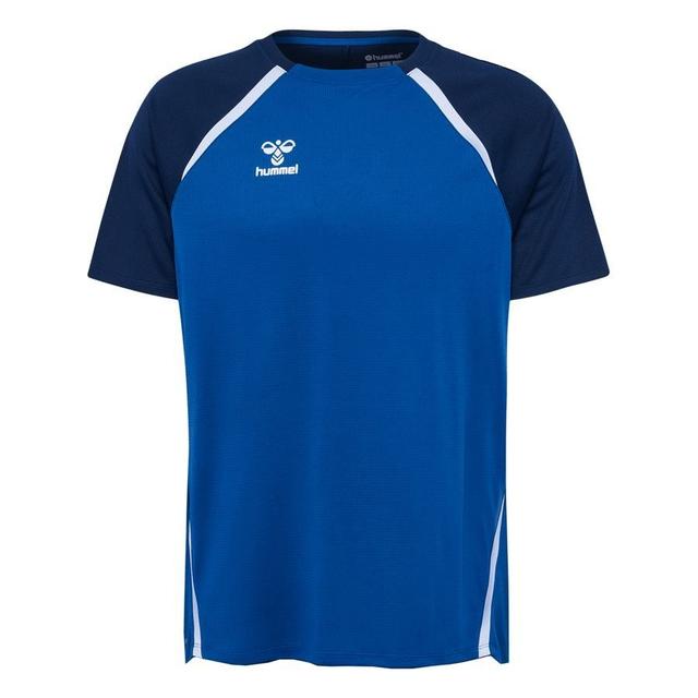 Hummel Training T-shirt Hmllead 2.0 - True Blue/marine/white, size Large on Productcaster.