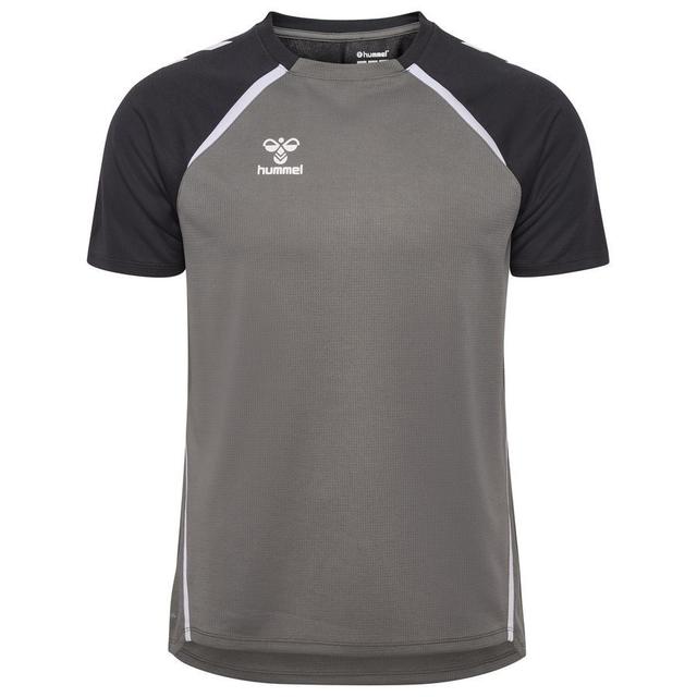 Hummel Training T-shirt Hmllead 2.0 - Steel Gray/asphalt/white, size X-Large on Productcaster.