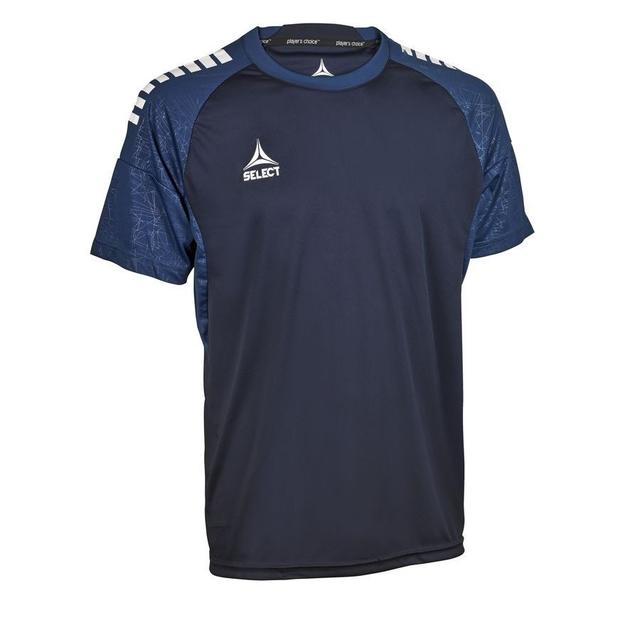 Select Playershirt Spain V25 - Navy/white, size X-Small on Productcaster.