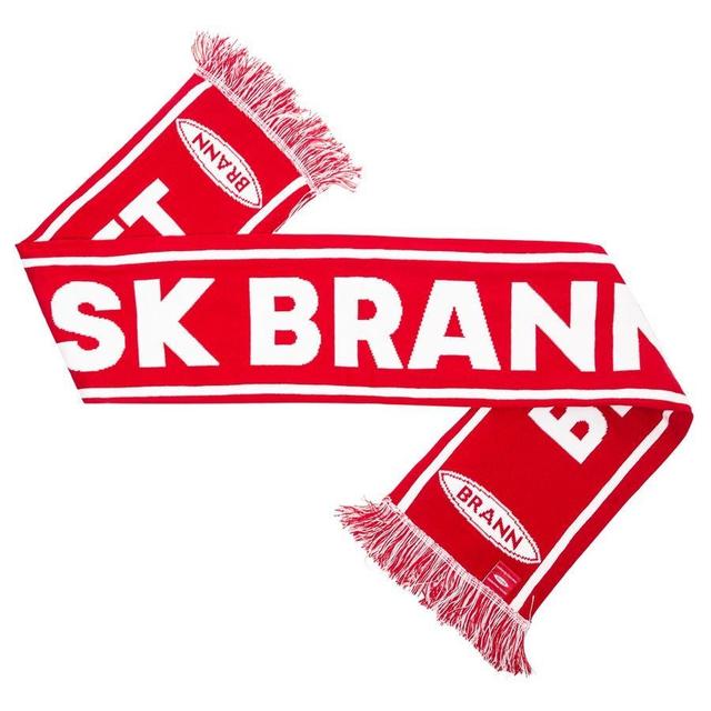 Sk Brann Scarf Bergens Stolthet - Red/white - , size One Size on Productcaster.