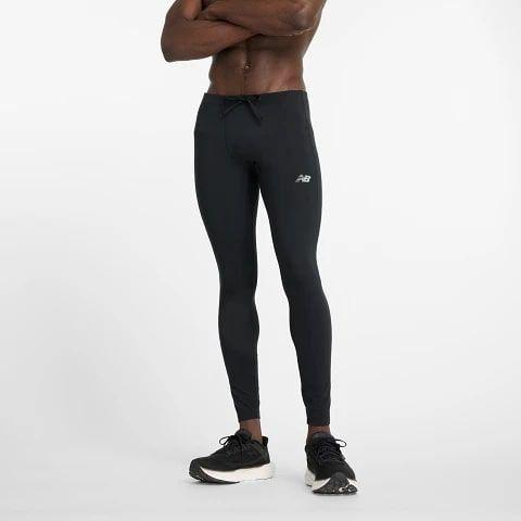 New Balance Running Tights Sleek Pocket - Black, size Small on Productcaster.