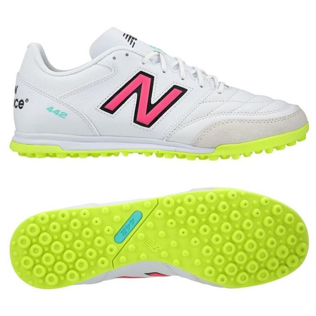 New Balance 442 2.0 Team Tf - White/purple/volt - Turf (Tf), size 44½ on Productcaster.