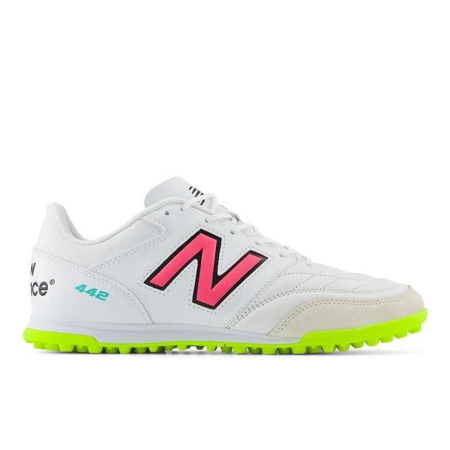 New Balance 442 2.0 Team TF - Weiß/Lila/Neon - ['Turf (TF)'], Größe 40 on Productcaster.