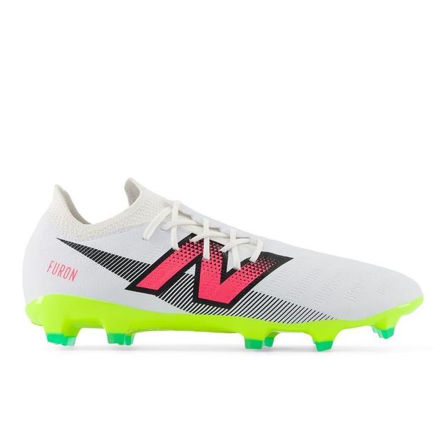 New Balance Furon V7 Destroy Fg - Valkoinen/violetti/neon - ['Nurmi (Fg)'], koko 46½ on Productcaster.