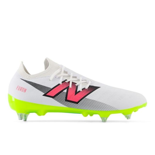 New Balance Furon V7 Destroy Sg - Vit/lila/neon - ['Soft Ground (Sg)'], storlek 43 on Productcaster.