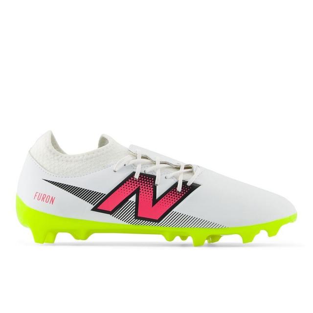 New Balance Furon V7 Dispatch Fg - Vit/lila/neon - ['Gräs (Fg)'], storlek 42 on Productcaster.