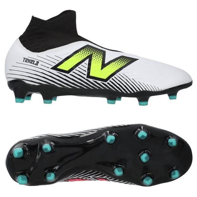 New Balance Tekela V4 Magia Fg - White/purple/volt - Grass (Fg), size 42½ on Productcaster.