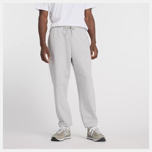 New Balance Sweatpants Essentials French Terry - Athletic Grey, size X-Large on Productcaster.