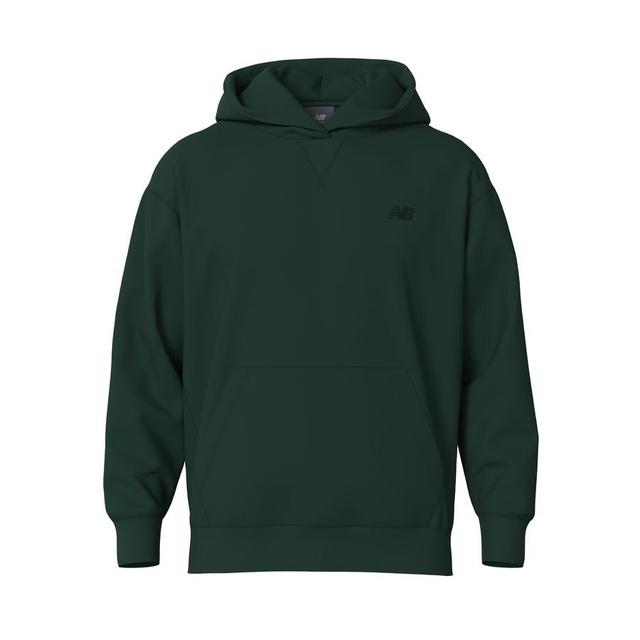 New Balance Hoodie Athletics French Terry - Green, size X-Large on Productcaster.