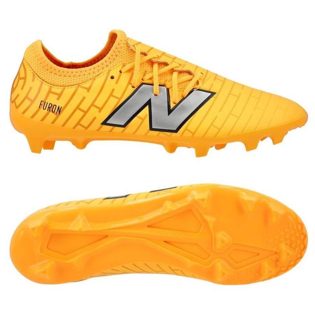 New Balance Furon V7 Dispatch Fg Power Surge - Yellow Kids - Grass (Fg), size 35 on Productcaster.