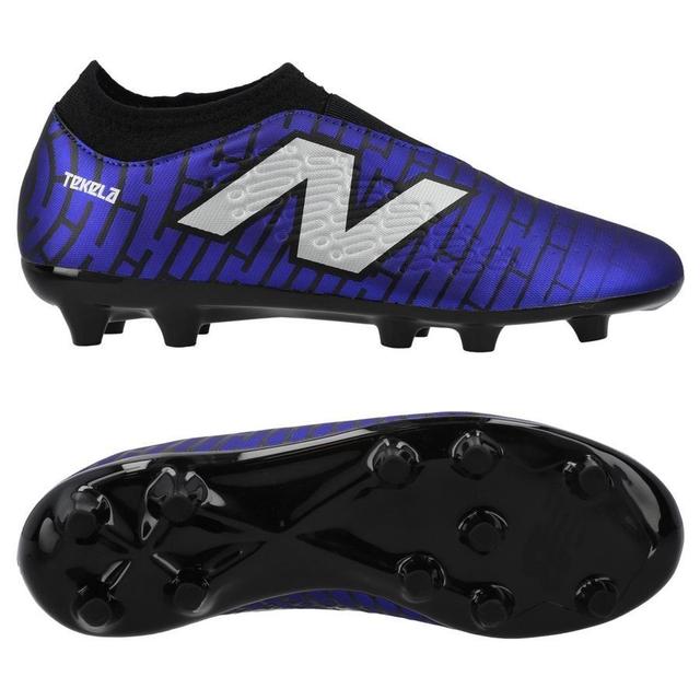 New Balance Tekela V4 Magique Fg Power Surge - Blue Kids - Grass (Fg), size 38 on Productcaster.