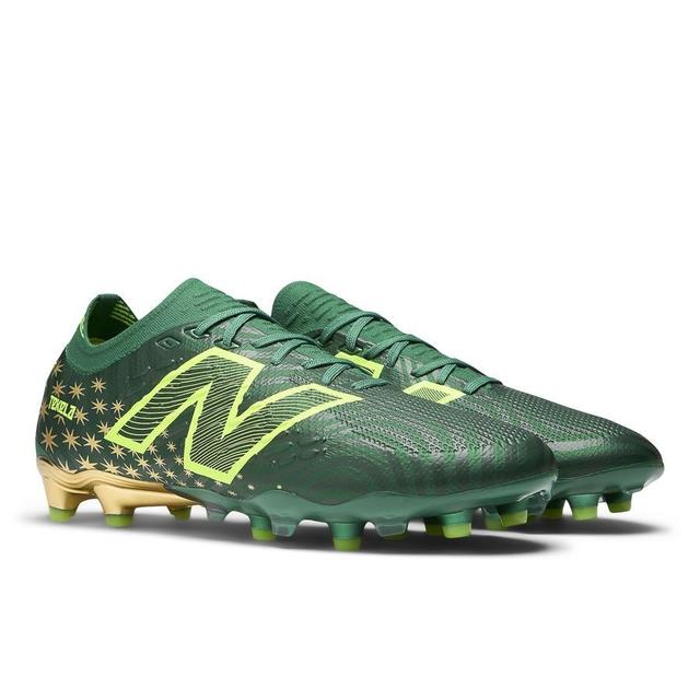 New Balance Tekela V4 + Pro Low FG Endrick Irmao - Green/Gold LIMITED EDITION - Grass (FG), size 44 on Productcaster.