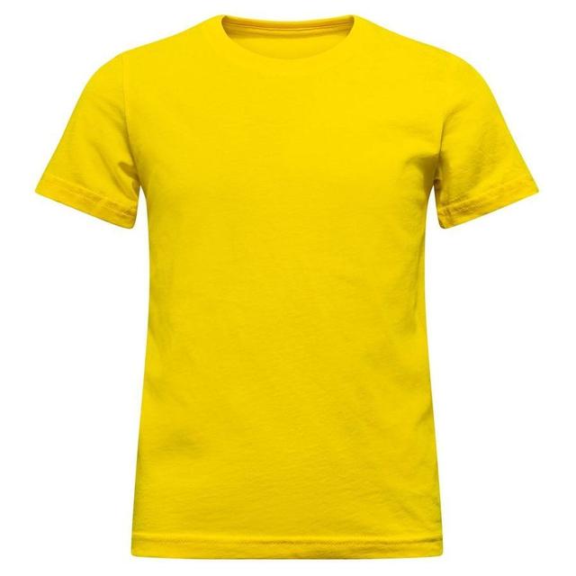 PUMA T-shirt Nordics Blank - Yellow Kids, size ['XS/128 cm'] on Productcaster.