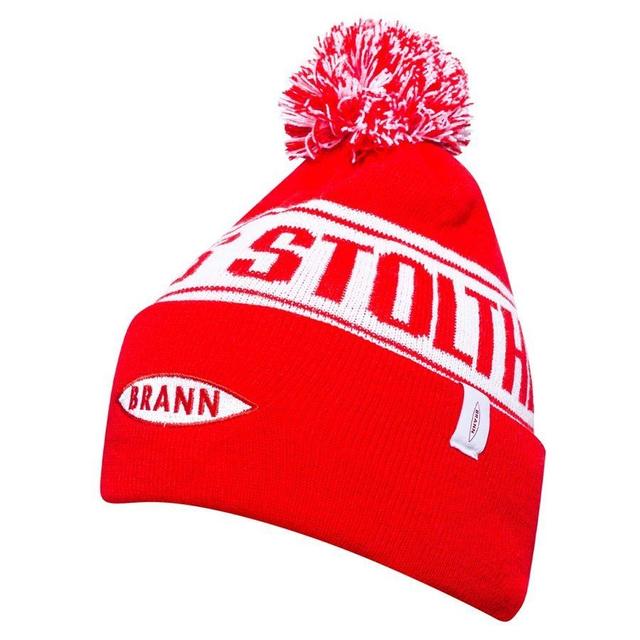 Sk Brann Beanie Bergens Stolthet - Red/white, size ['One Size Adult'] on Productcaster.