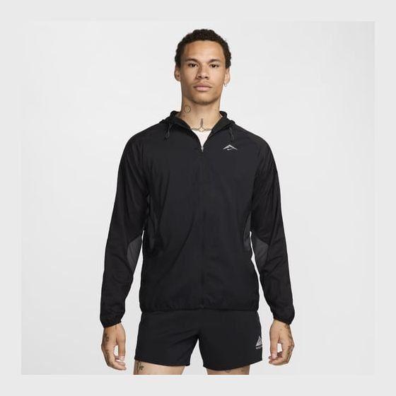 Nike Running Jacket Trail Aireez - Black/anthracite/summit White, size XX-Large on Productcaster.