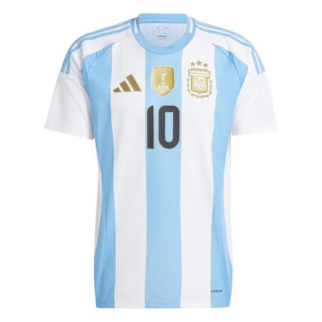 Argentina Home Shirt 2024/25 Messi 10 - adidas, size X-Small on Productcaster.