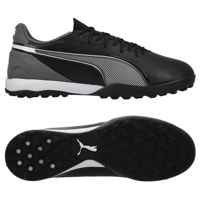 PUMA King Match Tt Eclipse - Black/white/grey - Turf (Tf), size 40½ on Productcaster.