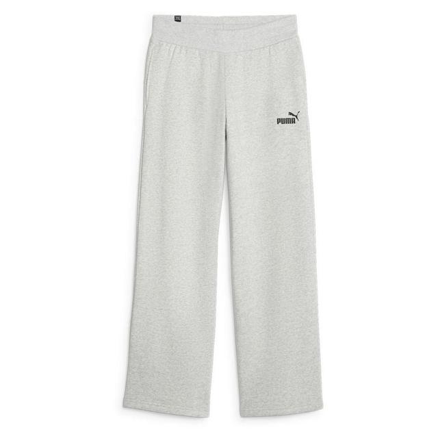 ESS+ Straight Leg Small Logo Pants FL Light Gray Heather - PUMA, size Small on Productcaster.