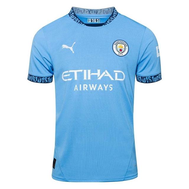 Manchester City Home Shirt 2024/25 Kids - , size ['XS/128 cm'] on Productcaster.