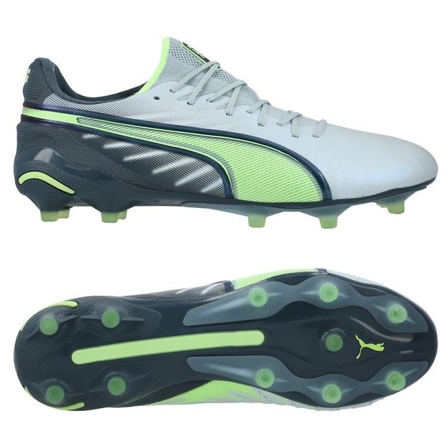 PUMA King Ultimate Fg/ag Lights Out - Frosted Dew/fizzy Apple/gray Skies, size 37 on Productcaster.