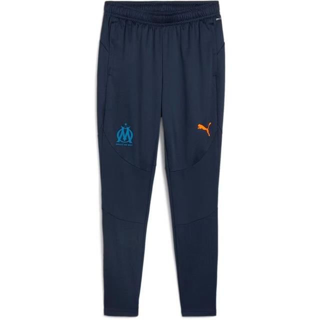 Marseille Training Trousers - Club Navy/fluo Orange - PUMA, size Large on Productcaster.