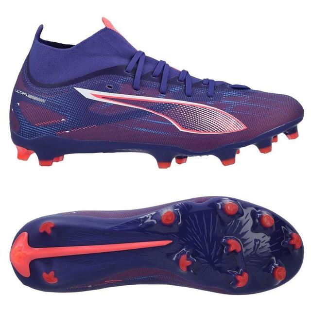 PUMA Ultra 5 Match + FG/AG Formula - Lapis Lazuli/PUMA White/Sunset Glow Women, size 40½ on Productcaster.