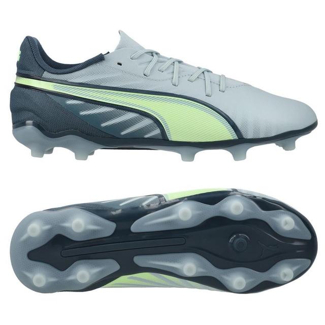 PUMA King Match Fg/ag Lights Out - Frosted Dew/fizzy Apple/gray Skies Kids, size 33 on Productcaster.