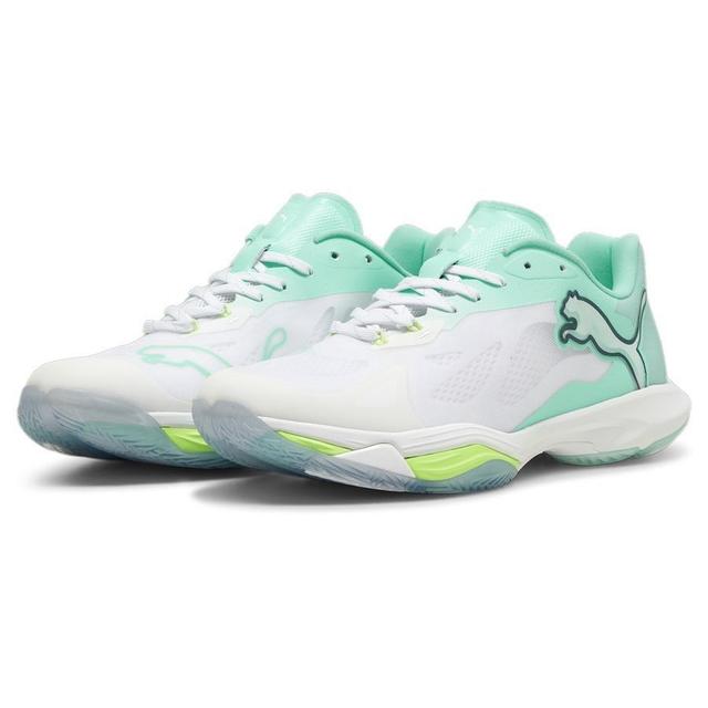 PUMA Training Shoe Vantage Nitro W+ - PUMA White/Electric Peppermint/Fizzy Apple Women, size 42½ on Productcaster.