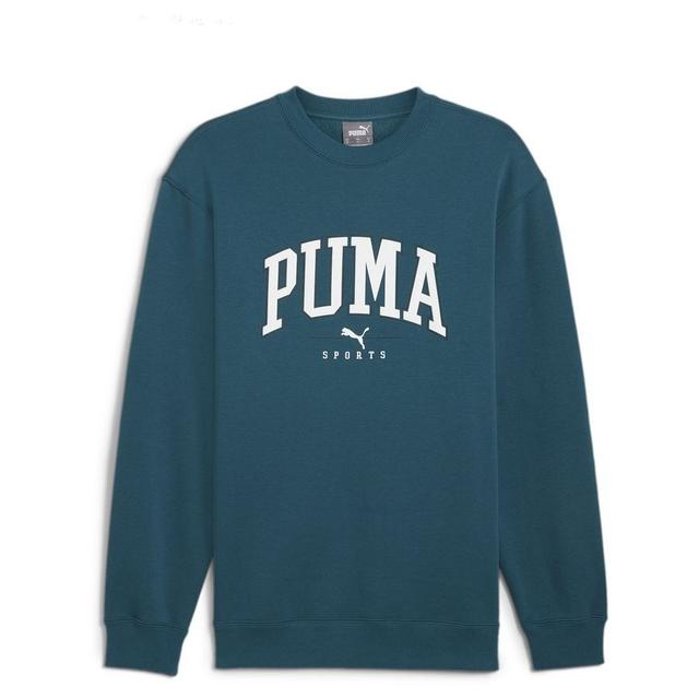 PUMA Squad Crew Fl Cold Green, storlek Small on Productcaster.