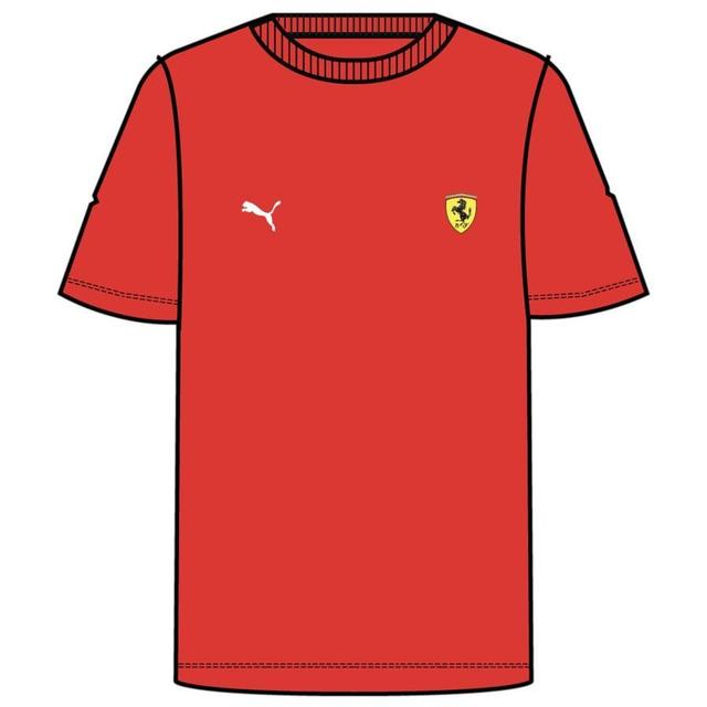 PUMA F1 T-shirt Ferrari - Rot, Größe X-Large on Productcaster.