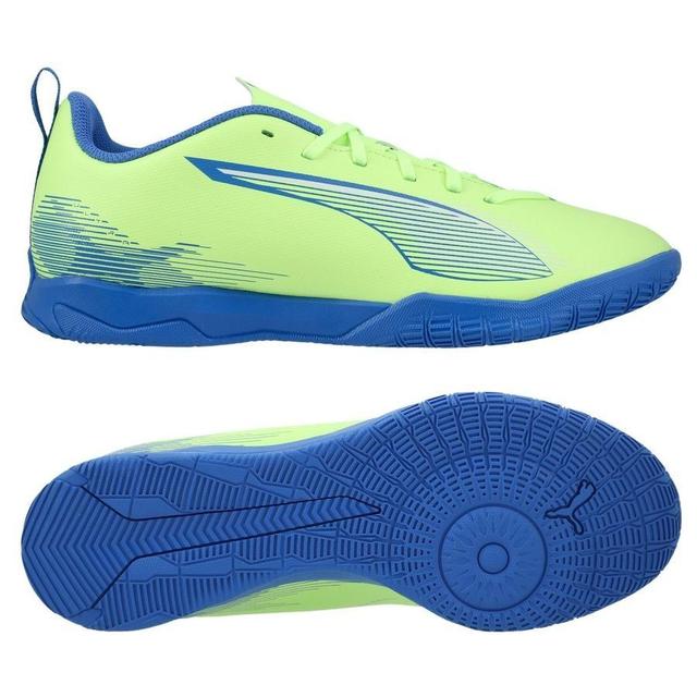 PUMA Ultra 5 Play It Lights Out - Fizzy Apple/PUMA White/bluemazing Kids - Indoor (Ic), size 38½ on Productcaster.