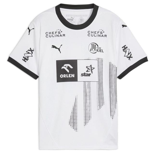 Thw Kiel Home Jersey Jr PUMA White-PUMA Black, størrelse 110 cm on Productcaster.