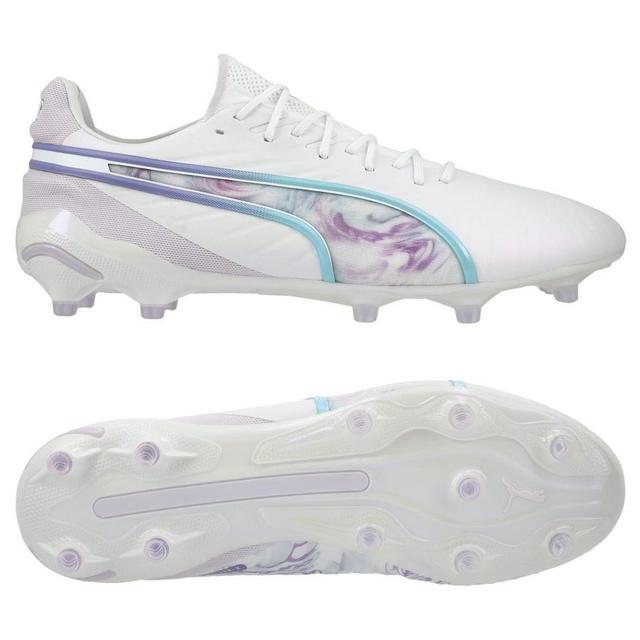 PUMA King Ultimate Fg/ag Brilliance - Hvit/sort/spring Lavender Dame Limited Edition, størrelse 37 on Productcaster.