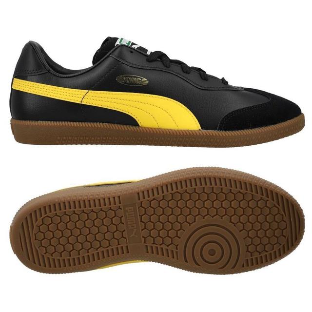 PUMA King 21 It - Black/pele Yellow - Indoor (Ic), size 46 on Productcaster.