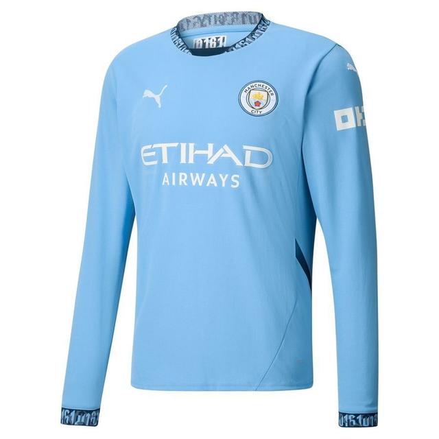 Manchester City Home Shirt 2024/25 Long Sleeves - PUMA, size Medium on Productcaster.