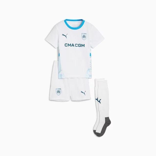 Marseille Home Shirt 2024/25 Mini-kit Kids - PUMA, size 110 cm/Small on Productcaster.