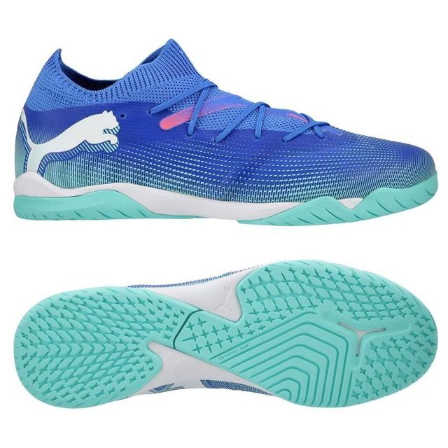 PUMA Future 7 Match It Formula - Bluemazing/PUMA White/electric Peppermint - Indoor (Ic), size 45 on Productcaster.