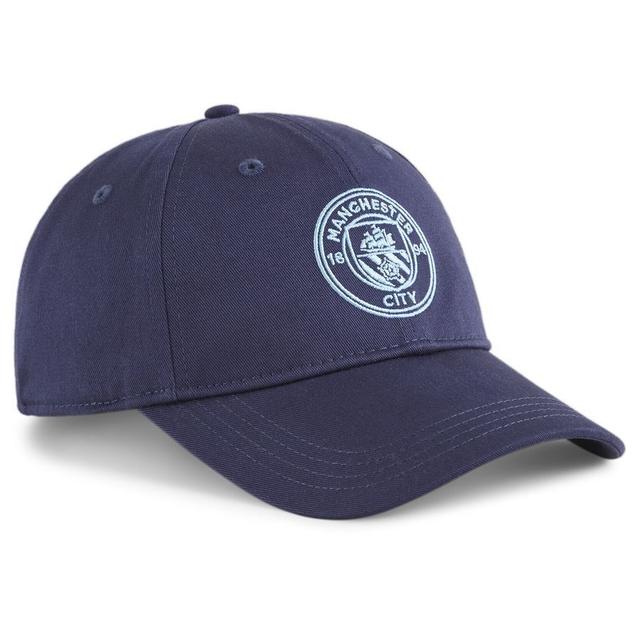 Manchester City Cap Essentials - PUMA Navy/team Light Blue, size One Size on Productcaster.