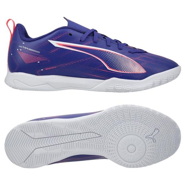 PUMA Ultra 5 Play It Formula - Lapis Lazuli/PUMA White/sunset Glow Kids - Indoor (Ic), size 34 on Productcaster.