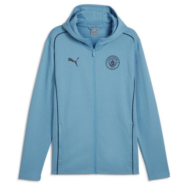 Manchester City Hoodie Casuals - Magic Blue/new Navy - PUMA, size Large on Productcaster.