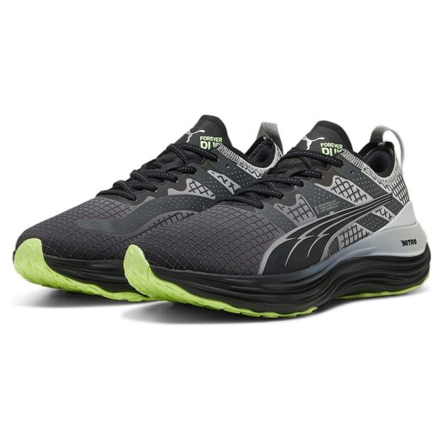 Foreverrun Nitro Wtr PUMA Black-glacial Gray-fizzy Apple, Größe 47 on Productcaster.