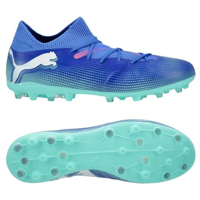 PUMA Future 7 Match Mg Formula - Blauw/wit/turquoise, maat 44 on Productcaster.