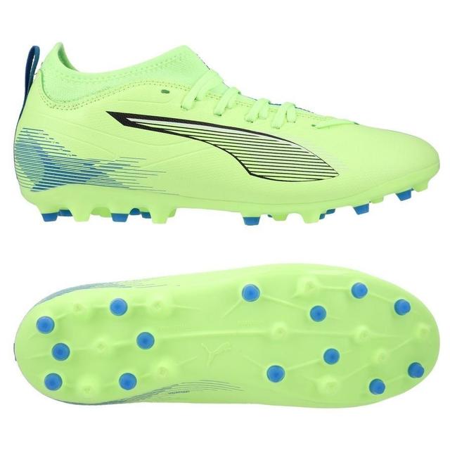 PUMA Ultra 5 Match MG Lights Out - Fizzy Apple/Hvit/Blå Barn, størrelse 38½ on Productcaster.