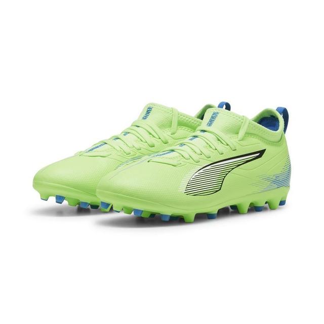 PUMA Ultra 5 Match Mg Lights Out - Fizzy Apple/PUMA White/bluemazing Kids, size 35 on Productcaster.