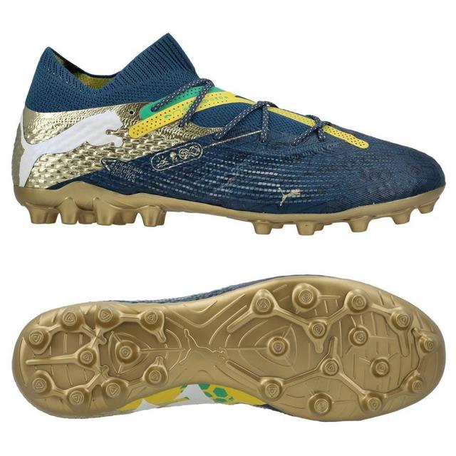 PUMA Future 7 Ultimate Mg Njr Bna - Sailing Blue/marine Blue/pele Yellow/grassy Green/kulta Limited Edition, koko 40½ on Productcaster.